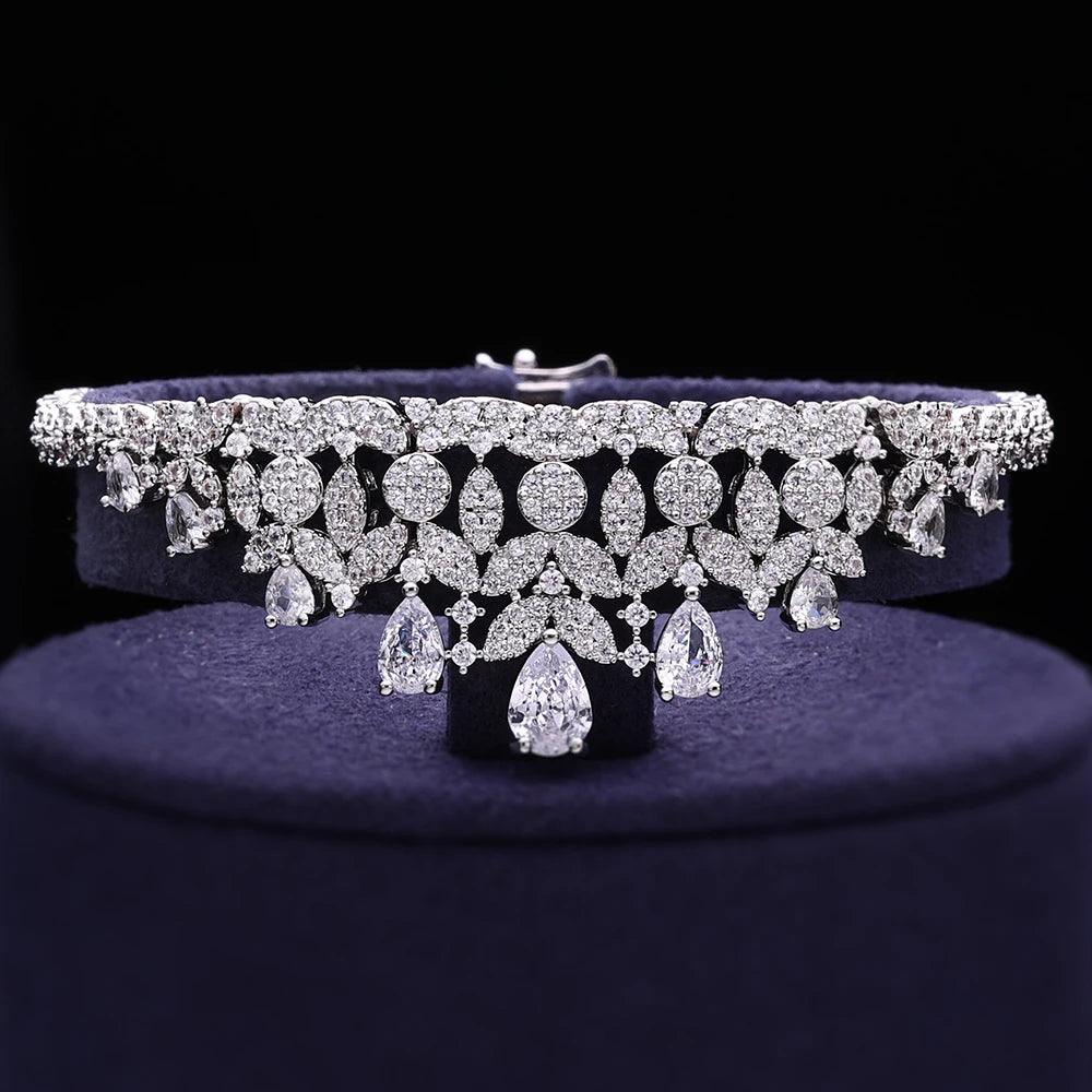Best Cubic Zirconia Tassel Drop Big Chunky