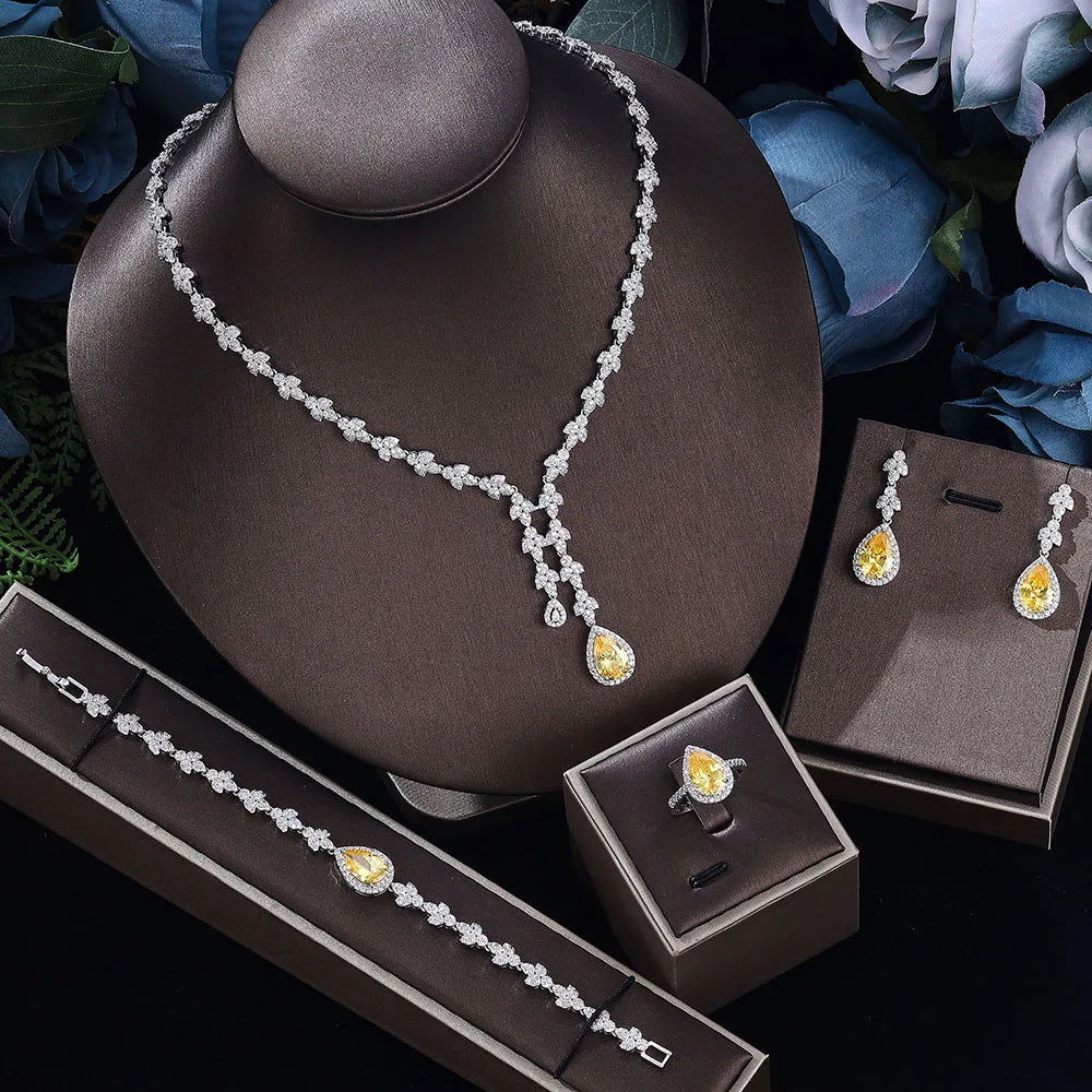 New look high quality jewelry set that is light on the neck