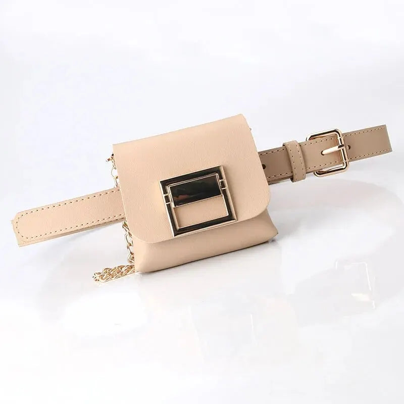 Bag Casual Fashion Shoulder Bag Women's Leather Waist Bag