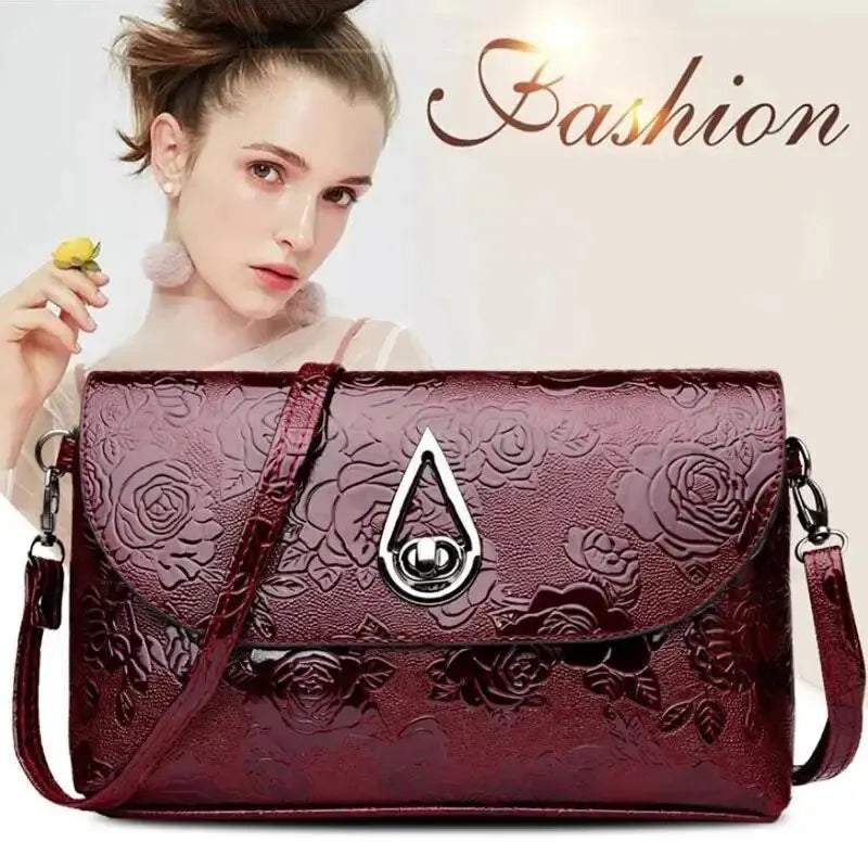 Best Women bag embossed by rose flower with high quality