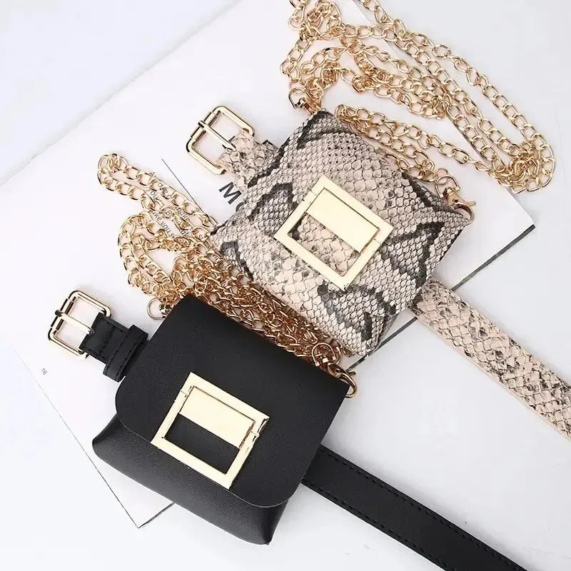 Bag Casual Fashion Shoulder Bag Women's Leather Waist Bag