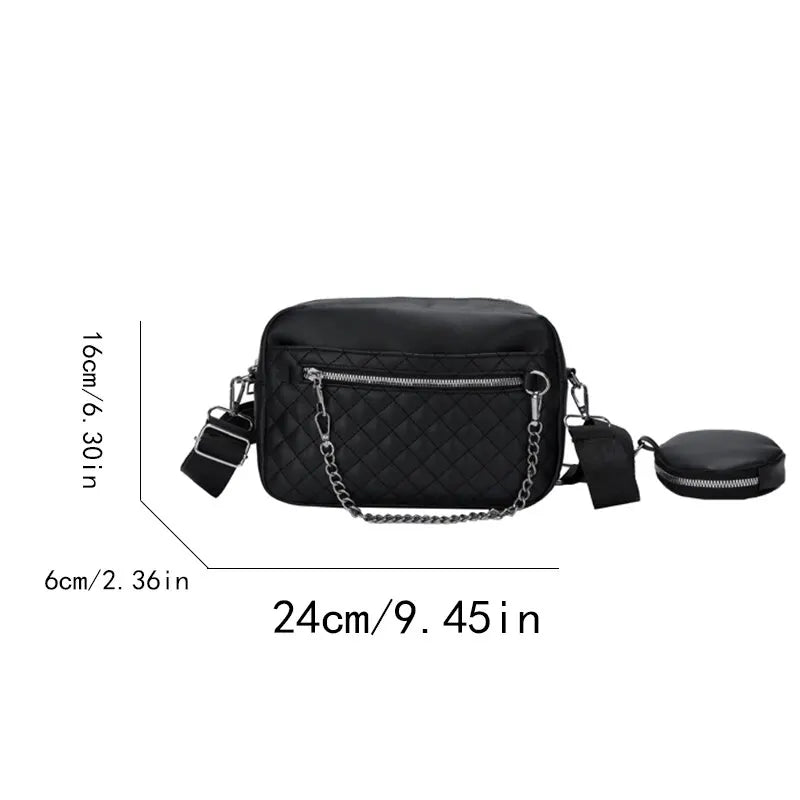 Bag Pu Soft Leather Texture Shoulder Bag Fashion