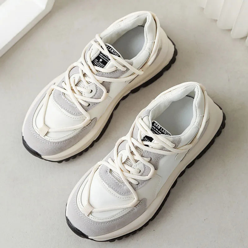 Women sneaker Breathable Casual Retro Platform Shoes