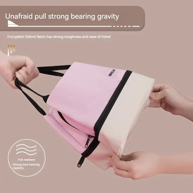 Double Outdoor with Rice Preservation Bag Large Capacity Lunch Bag