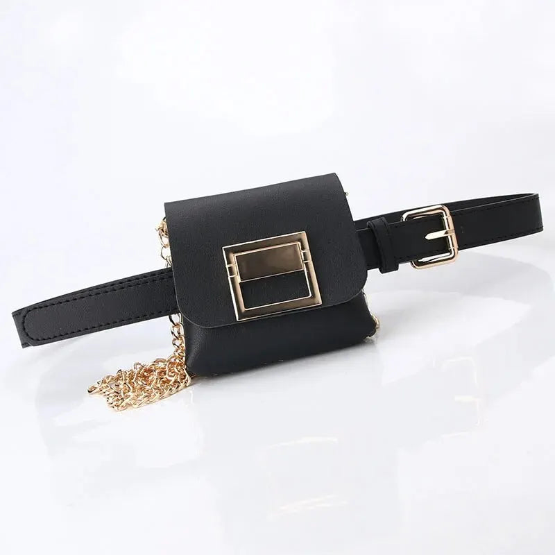 Bag Casual Fashion Shoulder Bag Women's Leather Waist Bag