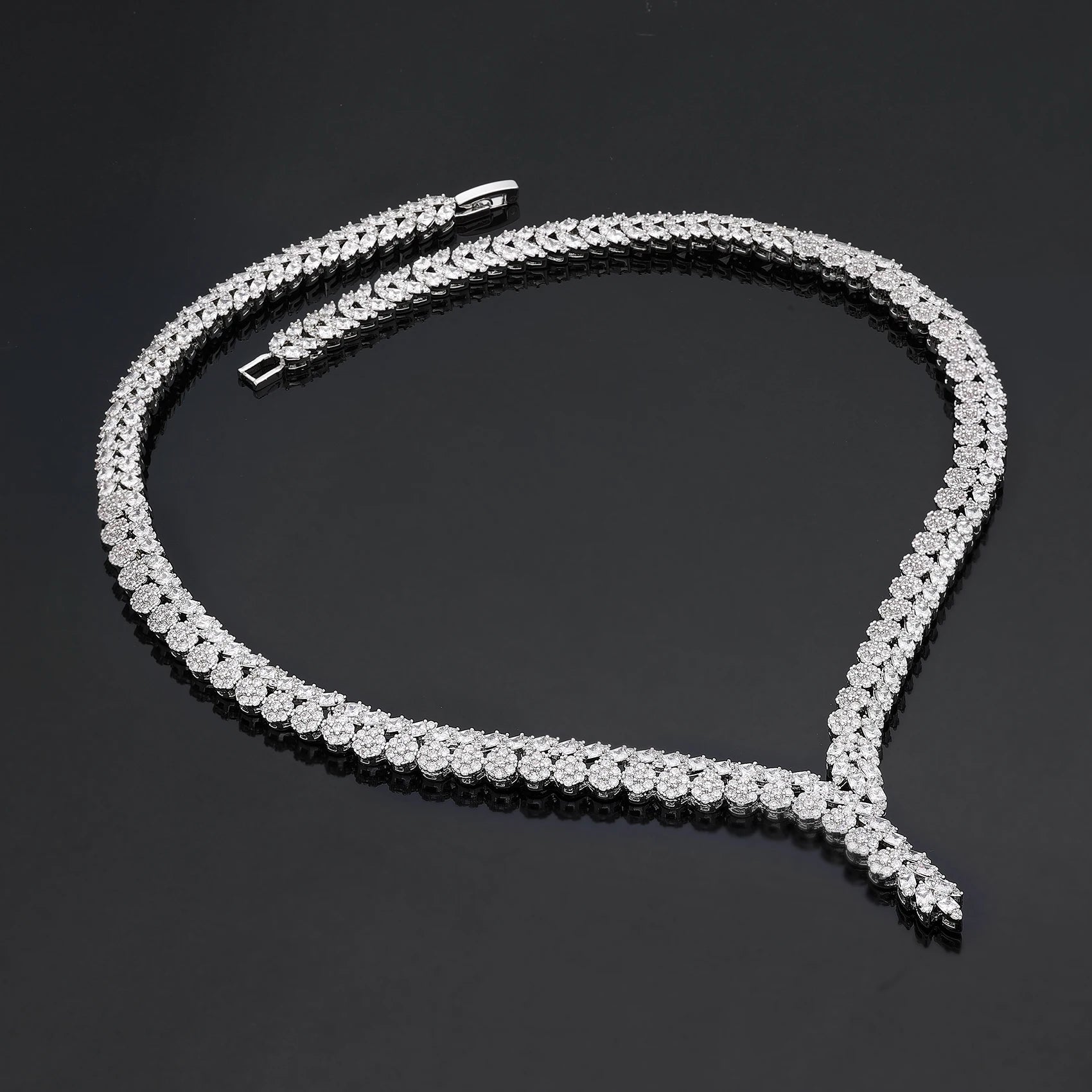 Bridal Jewelry Set Cubic Zirconia Necklace