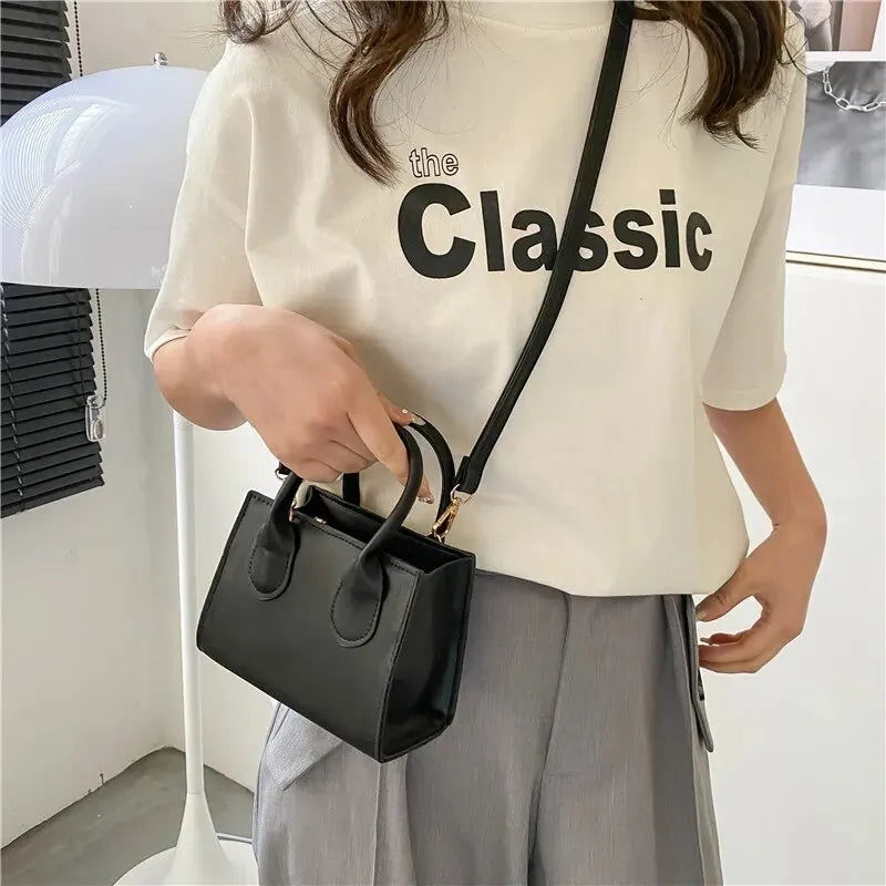 Color Handbag Fashion One-shoulder WOMEN'S Bag Solid