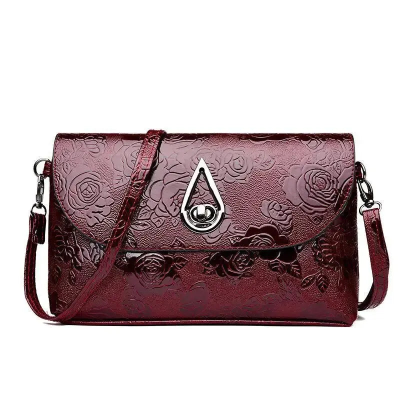 Best Women bag embossed by rose flower with high quality