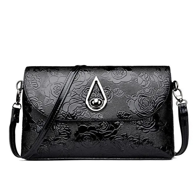 Best Women bag embossed by rose flower with high quality