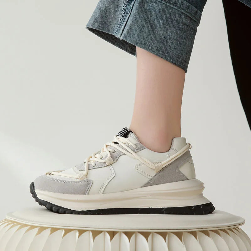 Women sneaker Breathable Casual Retro Platform Shoes