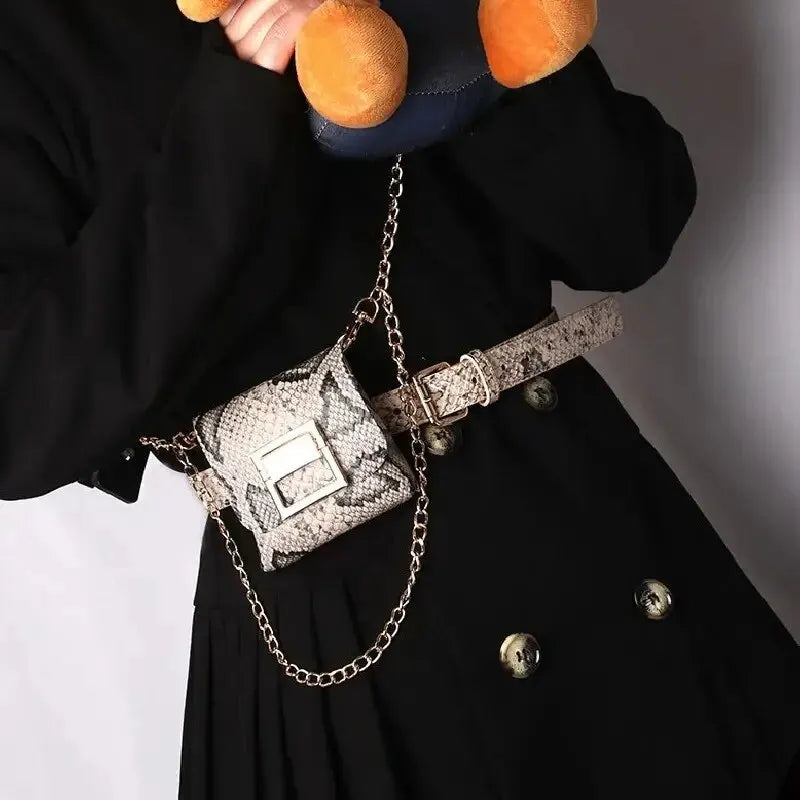 Bag Casual Fashion Shoulder Bag Women's Leather Waist Bag