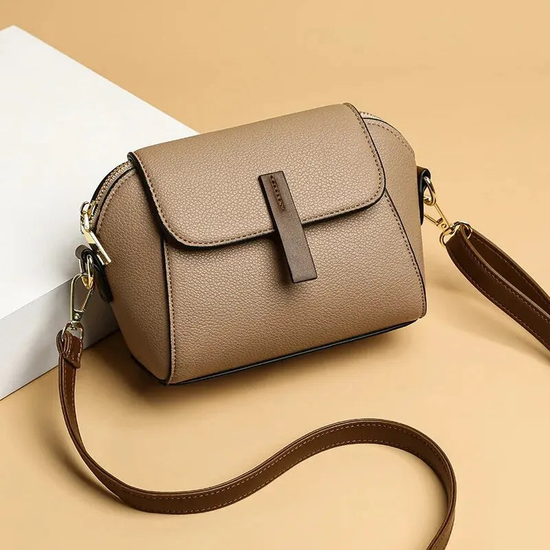 Casual Style PU Leather Shoulder Bag For Women
