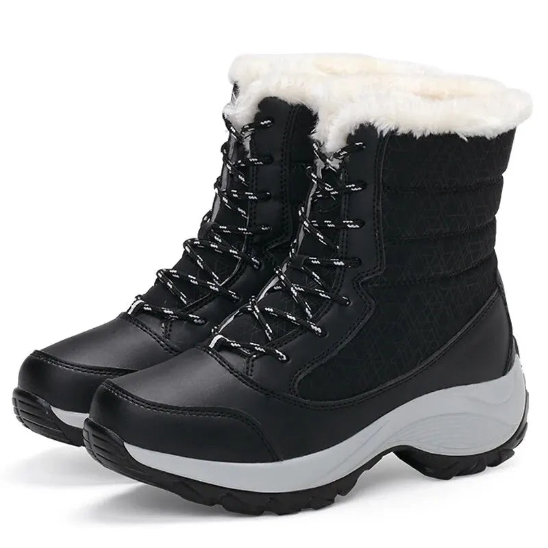 Women Boot Waterproof Heels